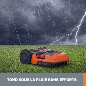 Robot tondeuse connecté WORX PLUS Wr165e, 500 m²