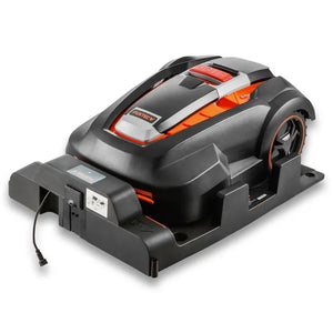 Robot tondeuse FUXTEC FX-RB224 jusqu’à 1000m² – capteur de pluie et de choc