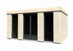 Charger l&#39;image dans la galerie, Abri de jardin semi habitable toit plat
