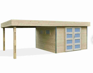 Abri de jardin Comfort Lounge - 334 x 610 x 220 cm