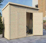 Charger l&#39;image dans la galerie, Abri de jardin bois Midway 2 - 244 x 121 cm
