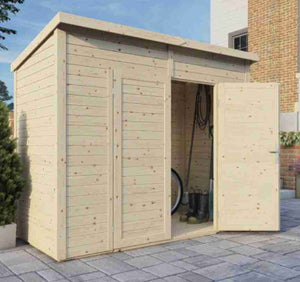 Abri de jardin bois Midway 2 - 244 x 121 cm