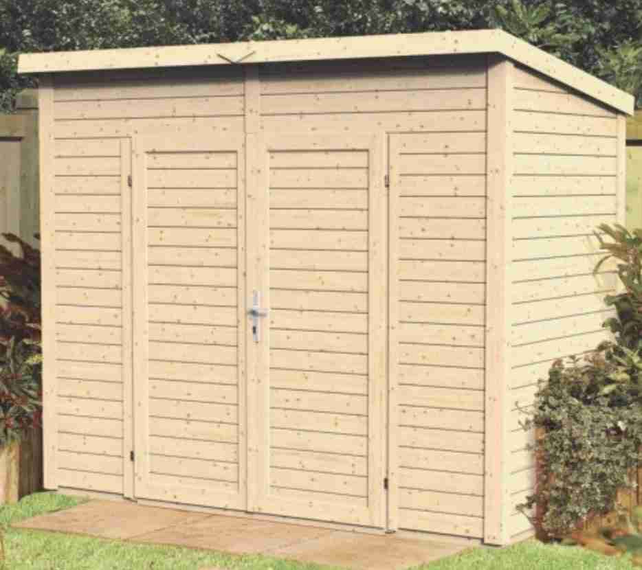 Abri de jardin bois Midway 2 - 244 x 121 cm