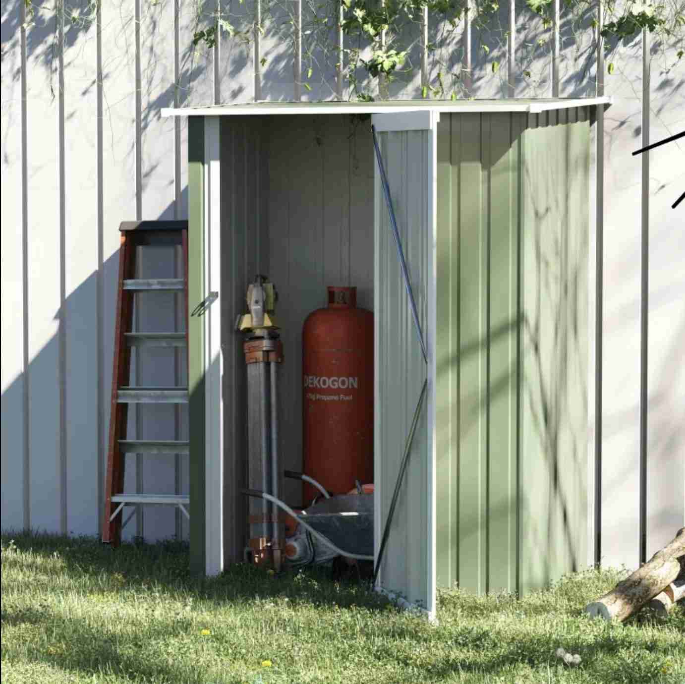 Abri de jardin – 1.2 m² – Cabanon porte à verrouillage
