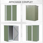 Charger l&#39;image dans la galerie, Abri de jardin – 1.2 m² – Cabanon porte à verrouillage
