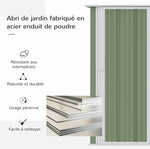 Charger l&#39;image dans la galerie, Abri de jardin – 1.2 m² – Cabanon porte à verrouillage
