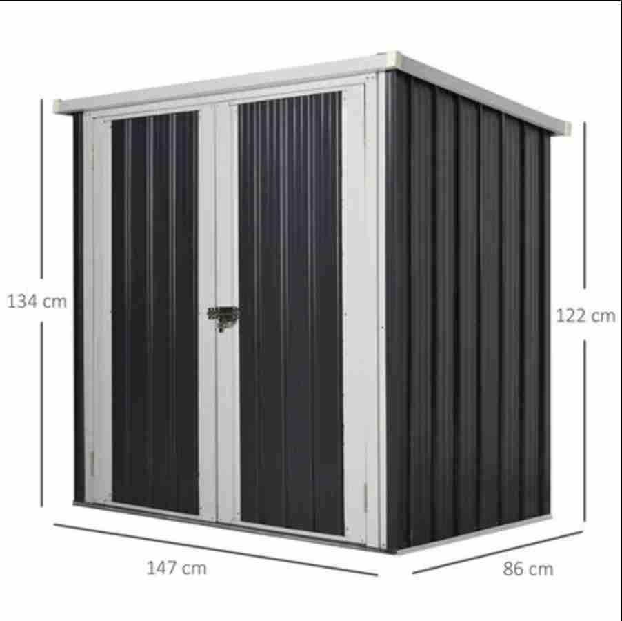 Abri de jardin – 1.26 m2 – 2 portes