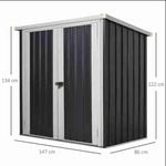 Charger l&#39;image dans la galerie, Abri de jardin – 1.26 m2 – 2 portes
