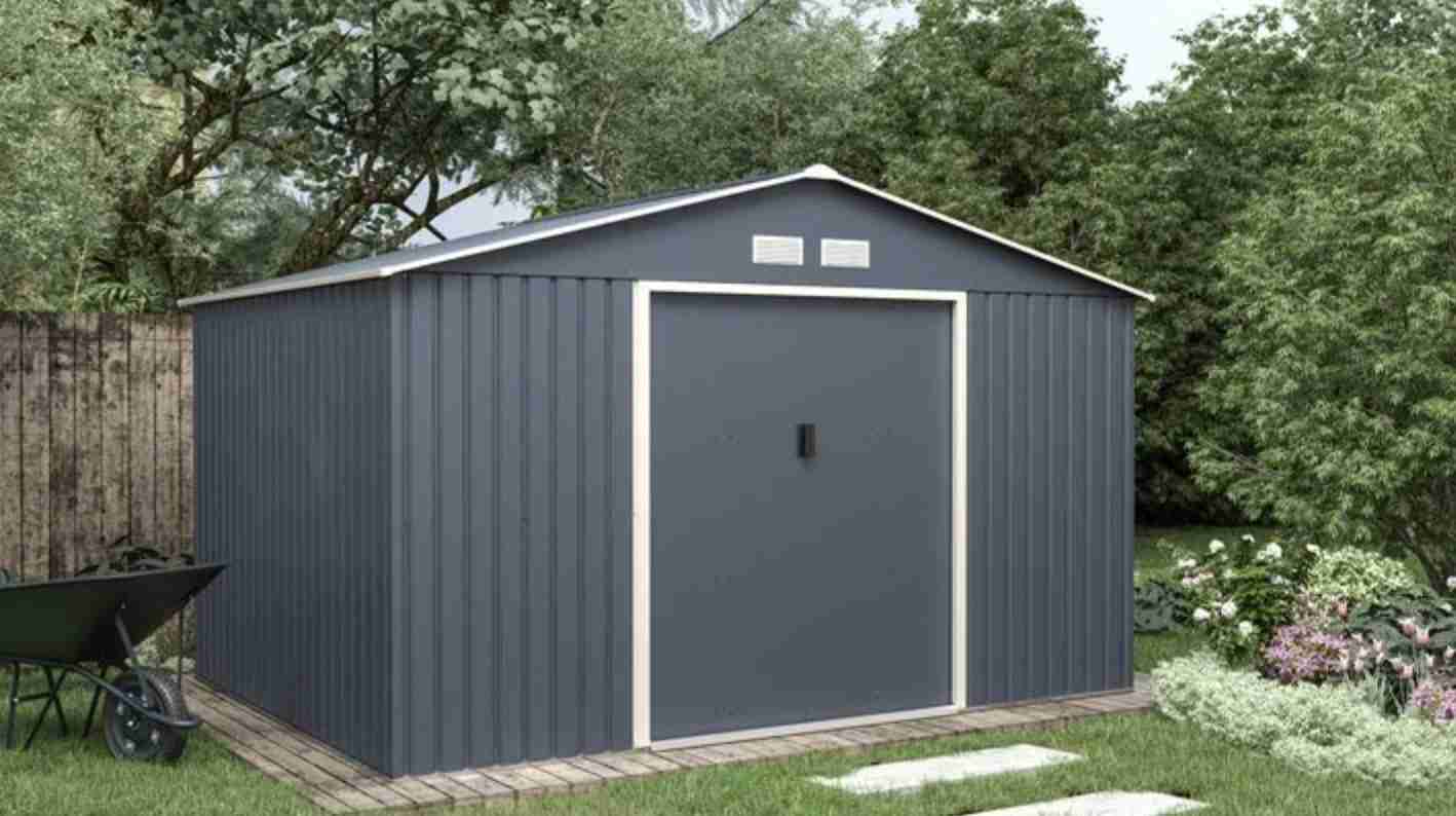 Abri de jardin métal 8.67m² – Prix d’usine