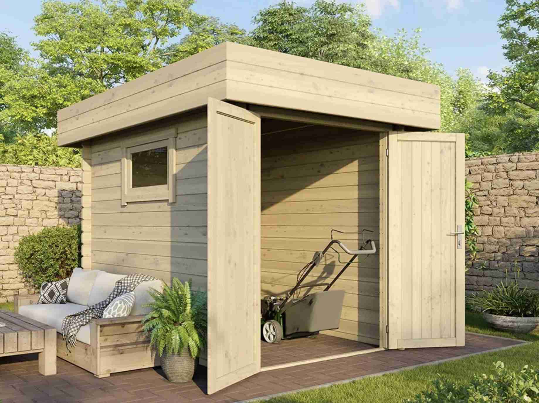 Abri Jardin Bois- 4.7 m2 – Finition Premium – Prix usine – DESTOCKAGE